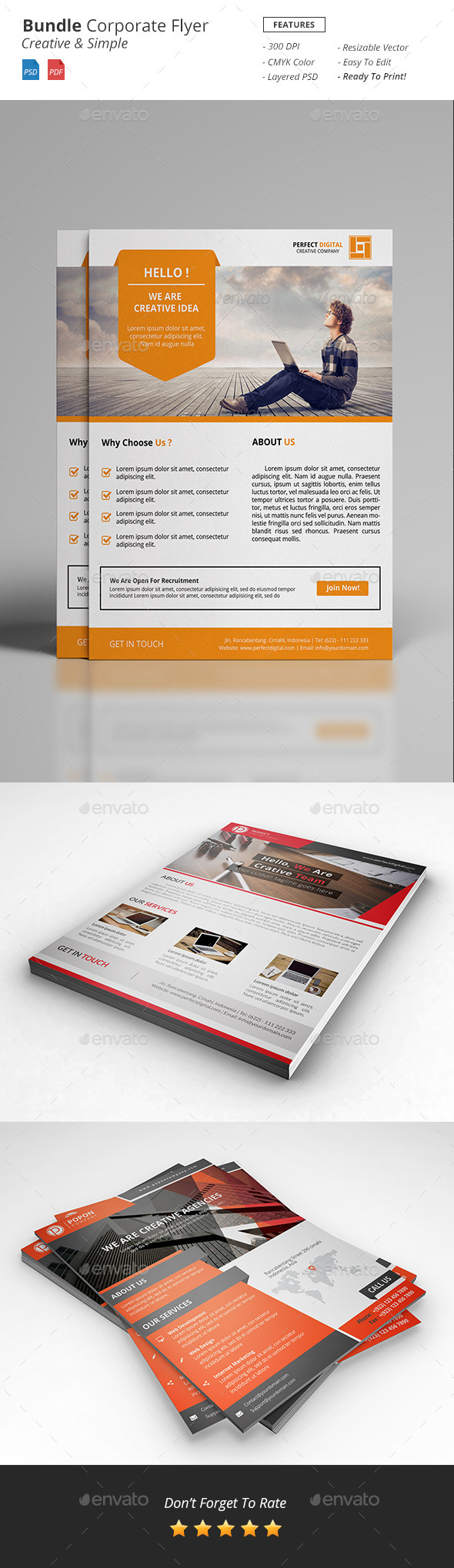 Bundle Corporate Flyer - Corporate Flyers