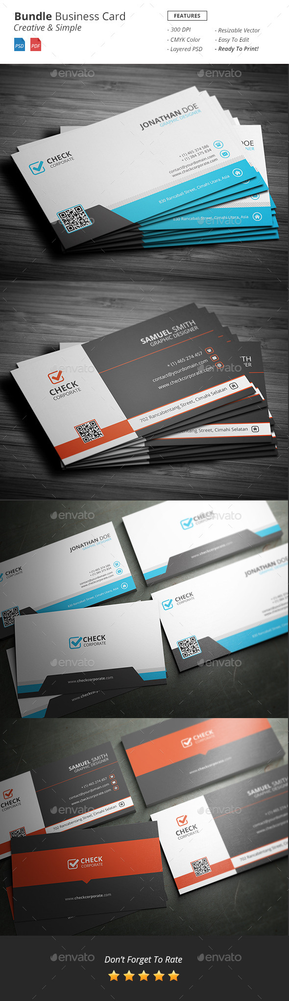 Bundle Business Card - Business Cards Print Templates