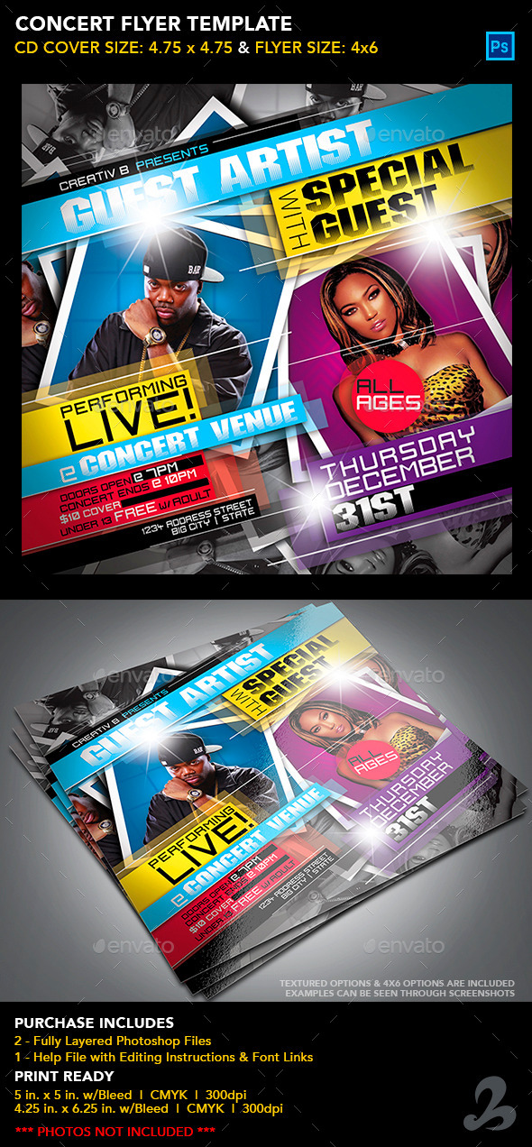 Concert Flyer Template Concert Flyer Template
