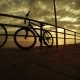 Bicycles At Sunset Sea - VideoHive Item for Sale
