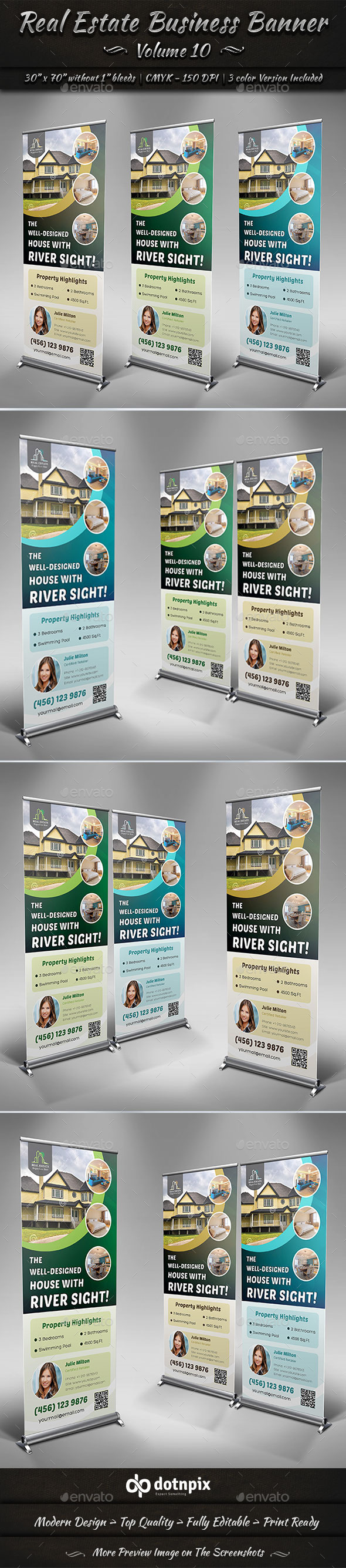 Real Estate Business Banner Volume 10 Real Estate Business Banner Volume 10