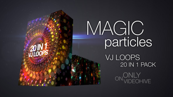 Magic Particles VJ Loops Pack