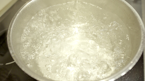 Water Boiling in a Pot