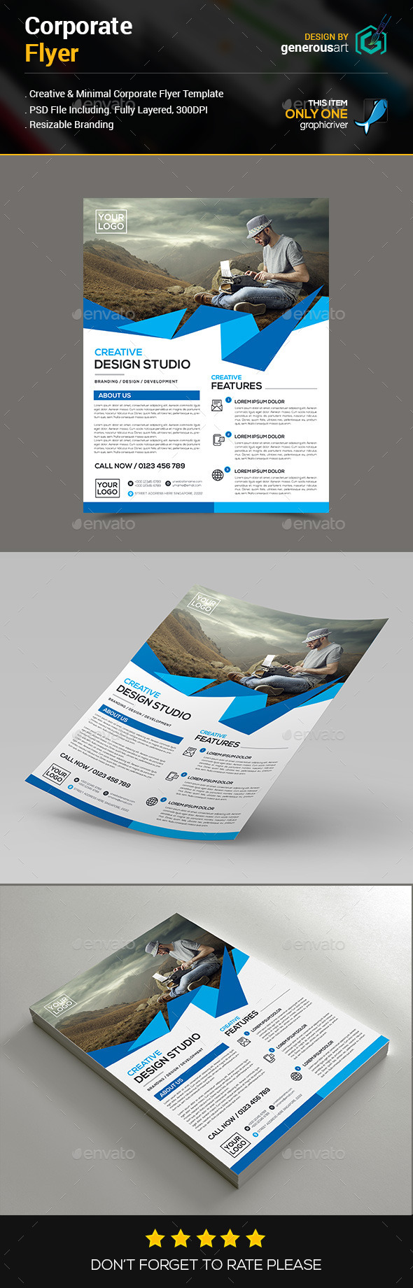 Corporate Flyer - Flyers Print Templates