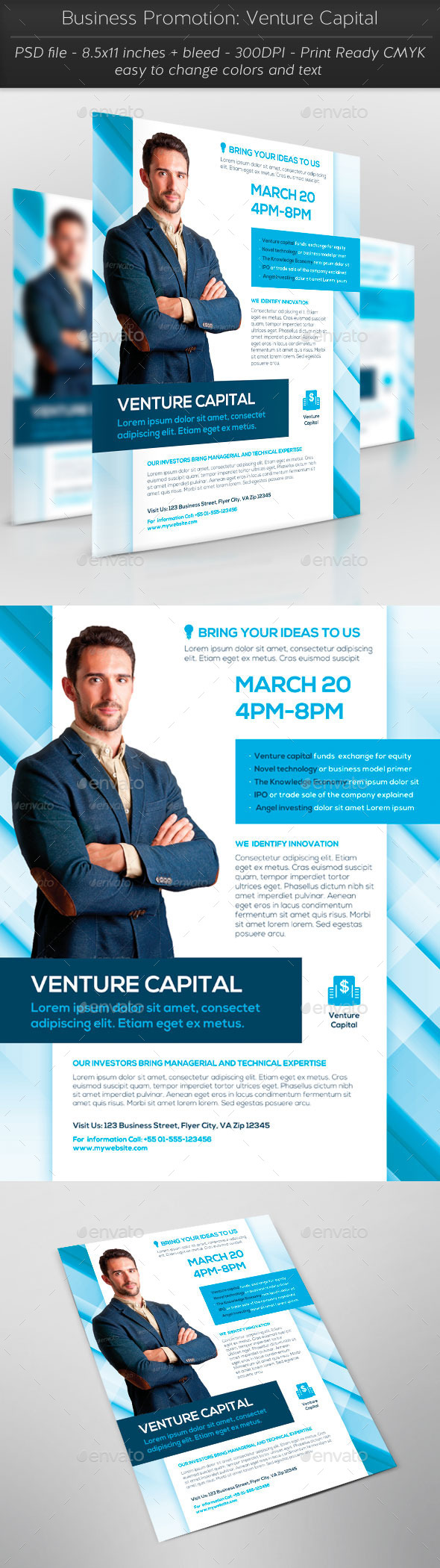 Business Promotion: Venture Capital - Flyers Print Templates