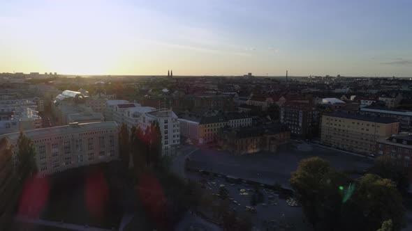 Stockholm City Park Aerial View
