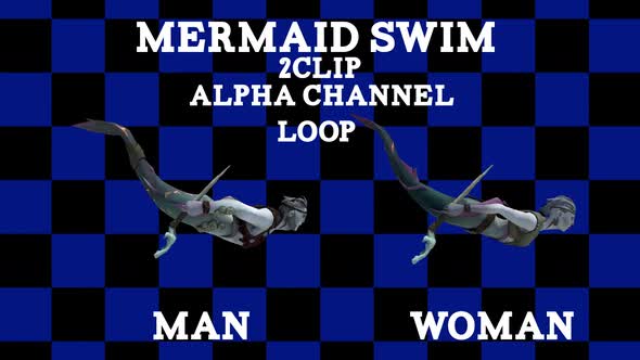 Mermaid Swim 2 Clip