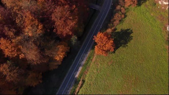 Aerial View Pieskowa Skala Castle alt