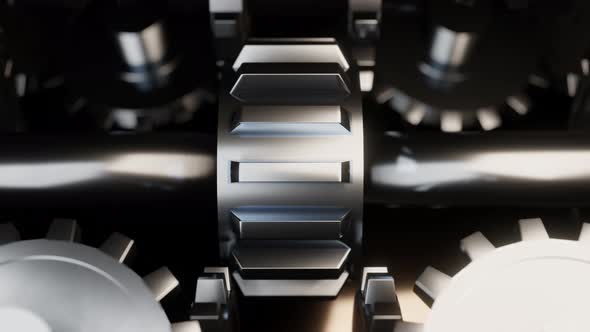 Metallic 3D Gearwheels alt