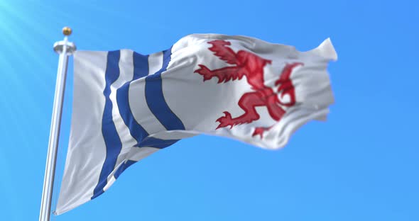 Nouvelle Aquitaine Flag, France alt