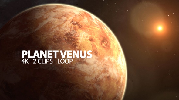 Planet Venus In 4K