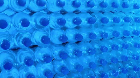 Stacked Bottled Water In Cold Area alt