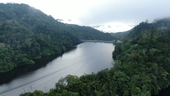 Aerial View of Fjords at New Zealand alt