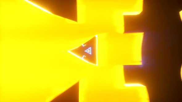 Endless Flight Through Halloween Pumpkins with Scary Faces. Camera Movement Through the Pumpkins alt