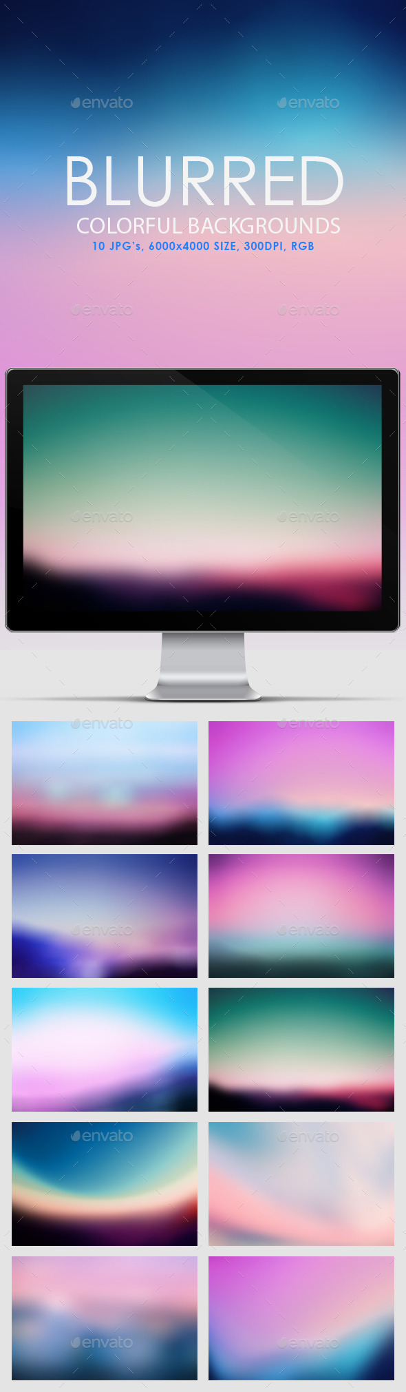 Blurred Colorful Backgrounds Blurred Colorful Backgrounds