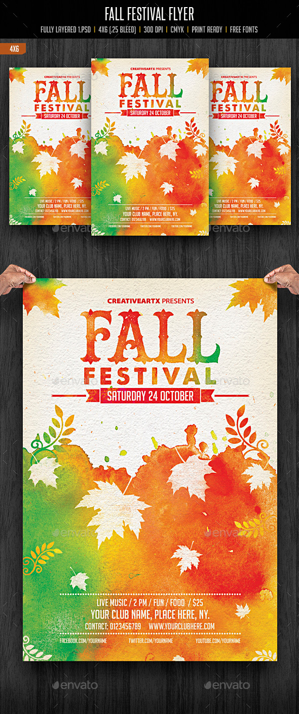Fall Festival Flyer - Events Flyers