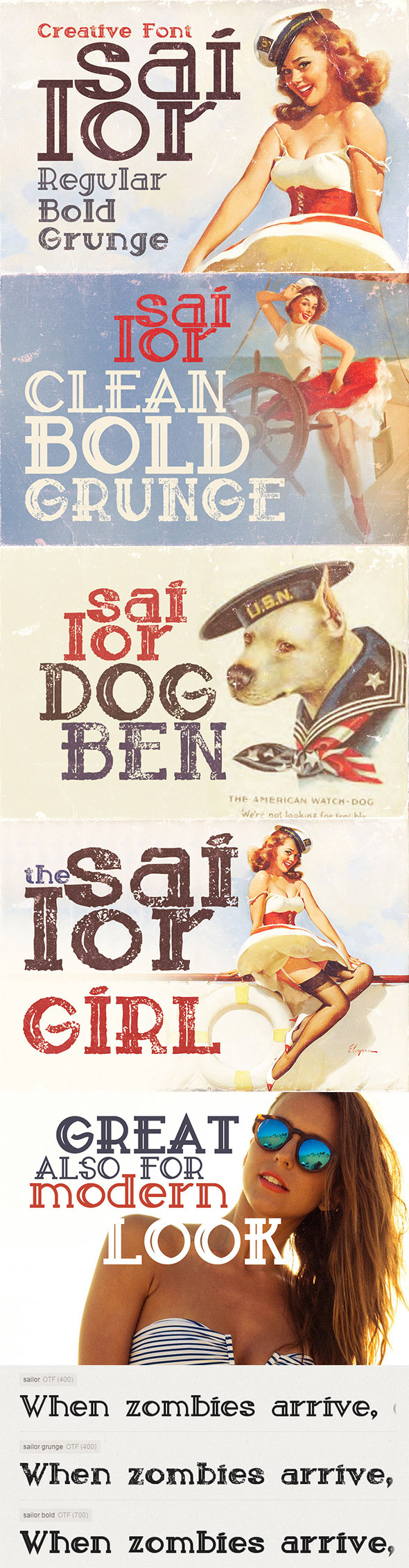 Sailor Font - Serif Fonts