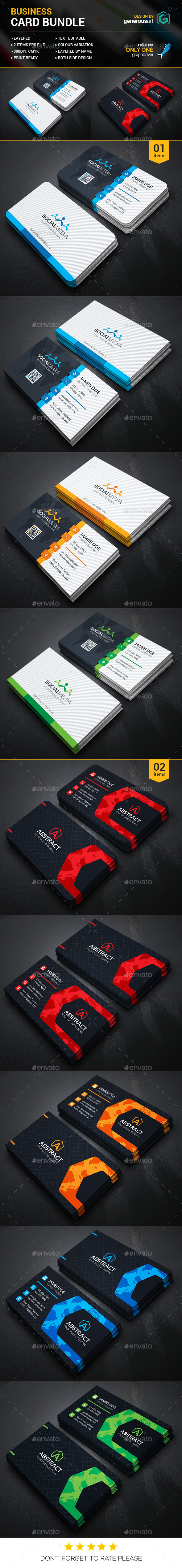 Business Card Bundle 2 in 1 19 Business Card Bundle 2 in 1 19