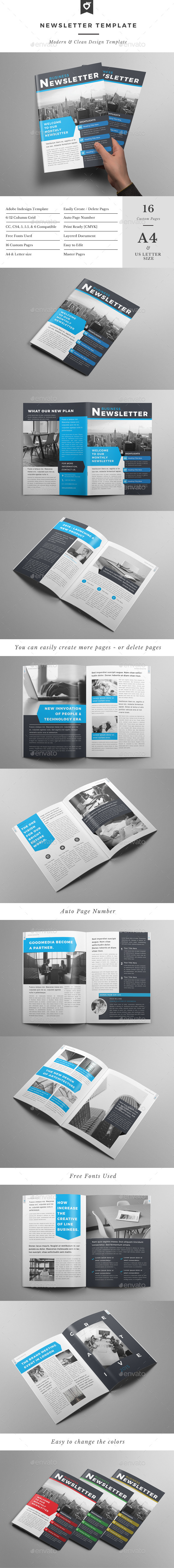 Newsletter - Newsletters Print Templates