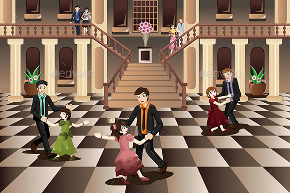 Father Daughter Dancing - People Characters