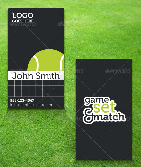 Tennis Business Card - Creative Business Cards