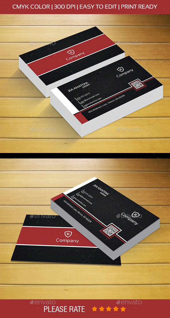 Black Business Card - Corporate Business Cards