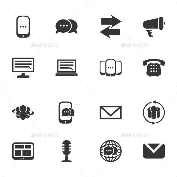 Communication Icons - Media Icons