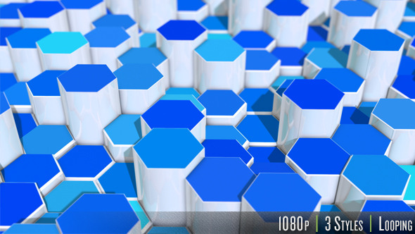 3D Hexagon Background 3D Hexagon Background
