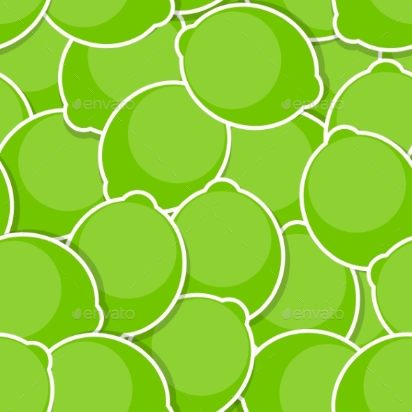 Seamless Pattern Background From Lime Vector - Patterns Decorative