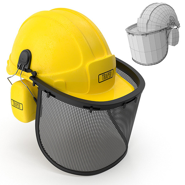 Safety Helmet with Face and Ears Cover
