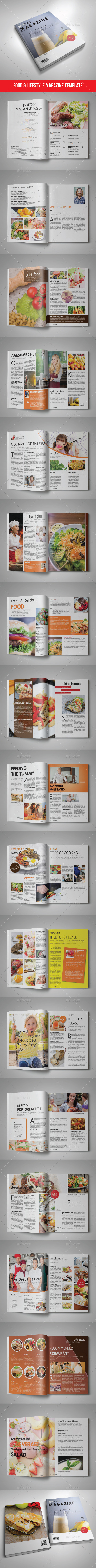 46 Pages | Magazine Template - Magazines Print Templates