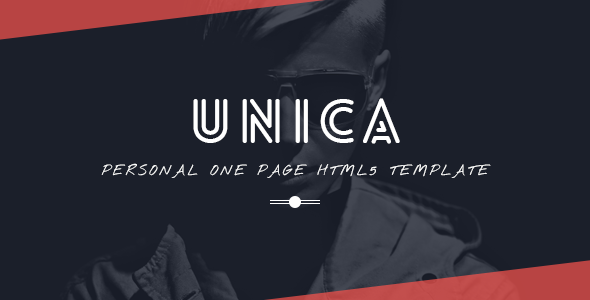 Unica Personal One-page - ThemeForest 12951829