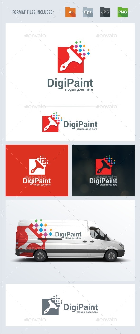 Painting Logo Template - Objects Logo Templates
