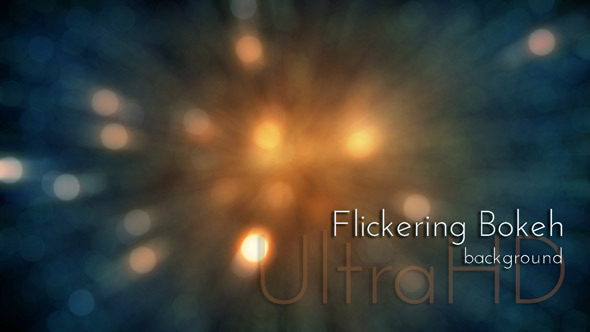 Festive Flickering Bokeh Lights Festive Flickering Bokeh Lights