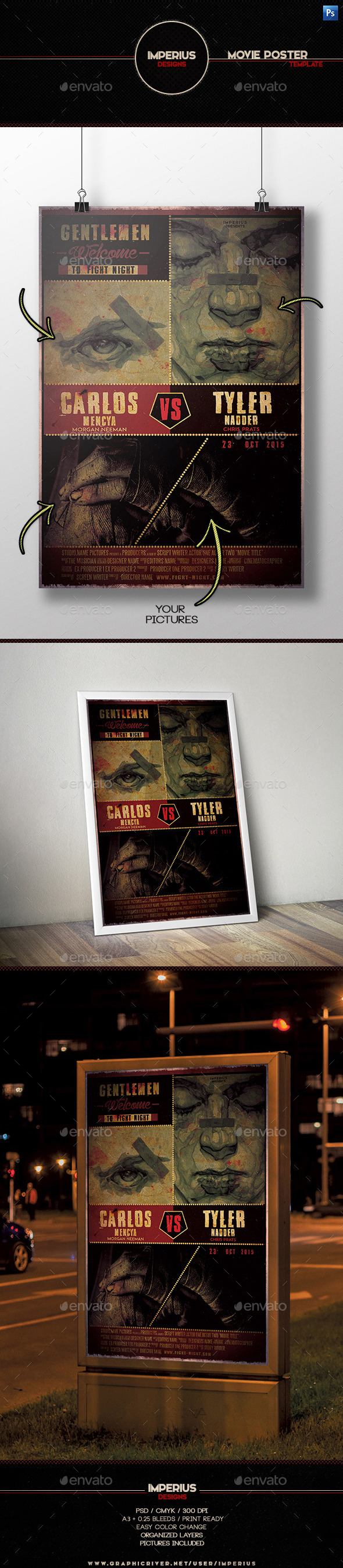 Fight Night Movie Poster - Miscellaneous Events