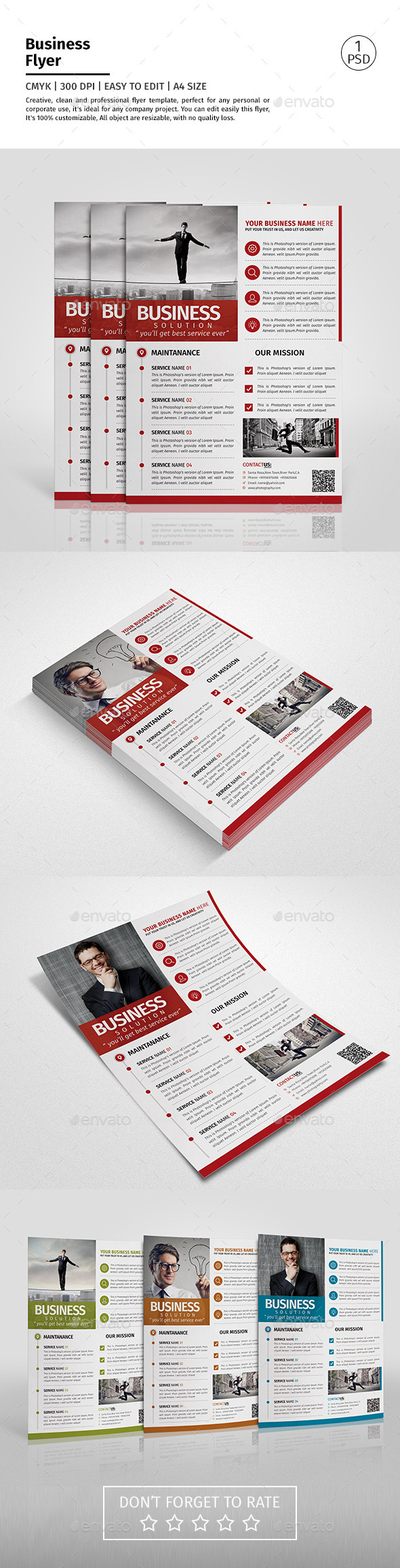 A4 Corporate Business Flyer Template Vol 04 - Corporate Flyers