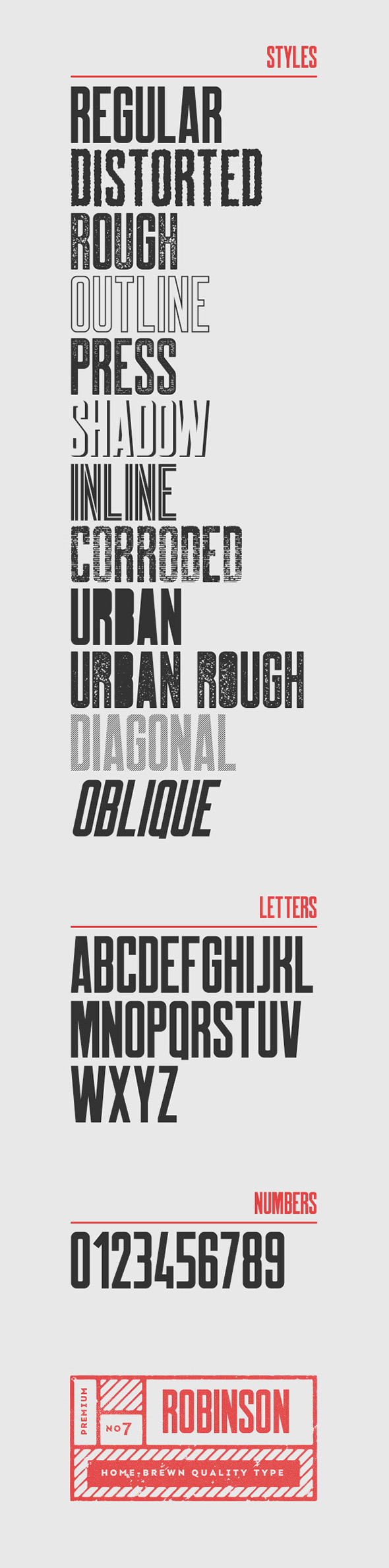 Robinson Typeface - Sans-Serif Fonts
