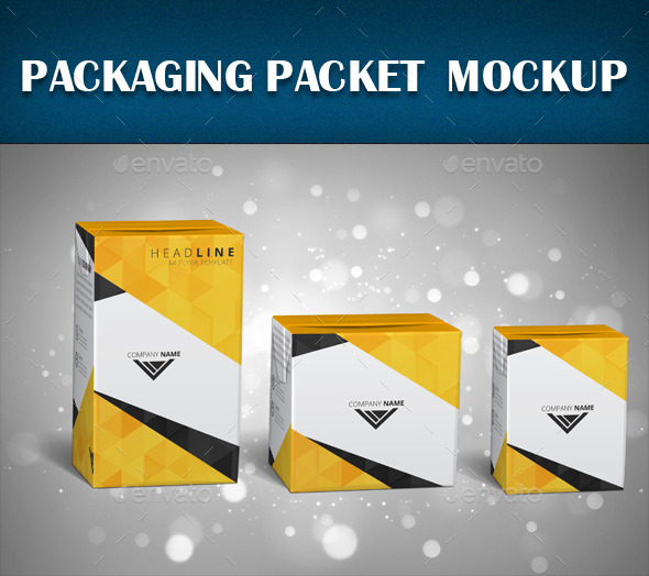 Packaging Packet Mock-up - Food and Drink Packaging