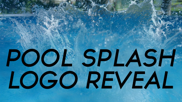 Pool Splash Logo - VideoHive 12954843