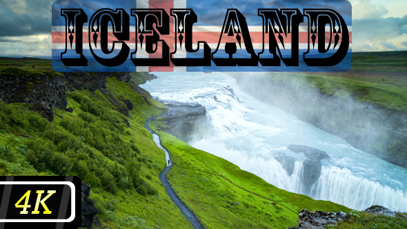 Gullfoss Waterfall alt