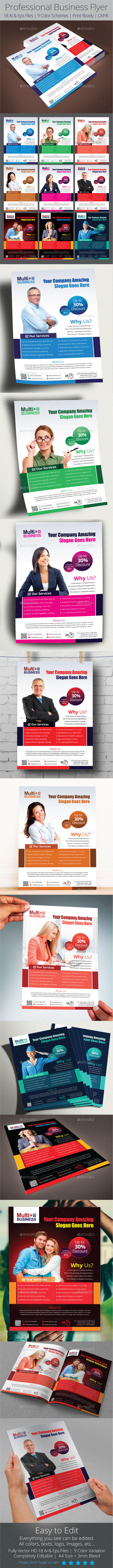 Professional Business Flyer/Ad Templates - Corporate Flyers