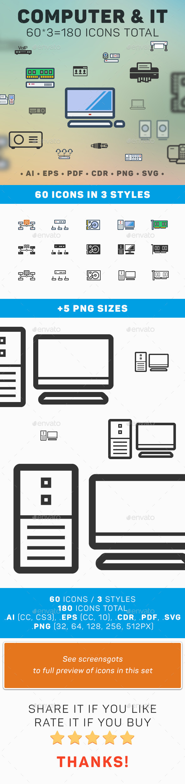 60 Computer & IT icons 60 Computer & IT icons