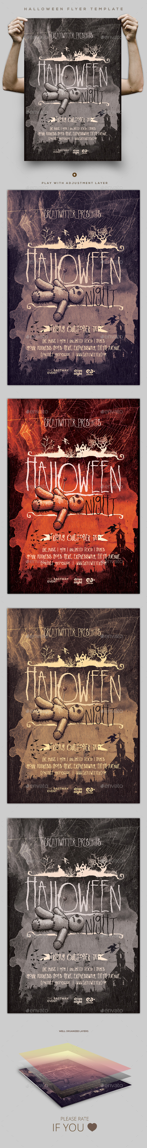 Halloween Flyer Template - Holidays Events