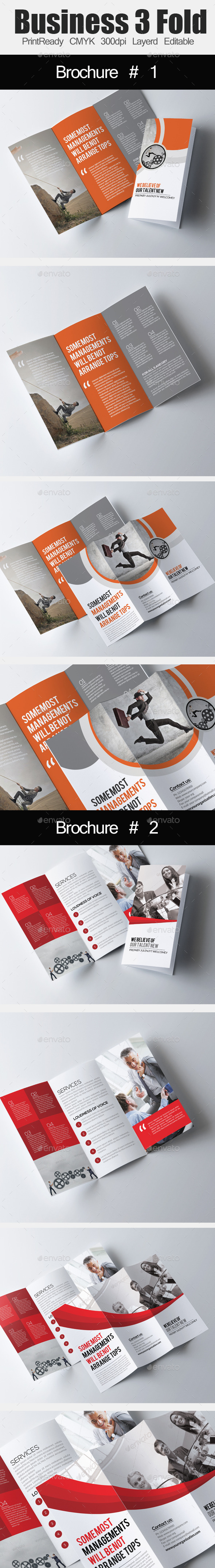 Corporate Tri Fold Brochure Bundle - Corporate Brochures