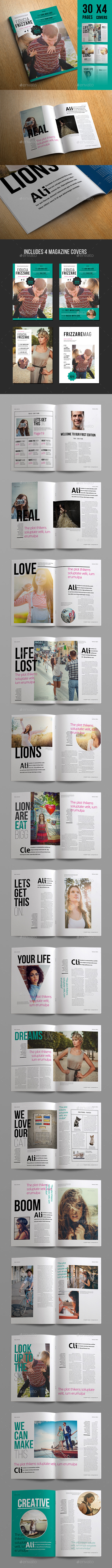 Frizzare Magazine - Magazines Print Templates