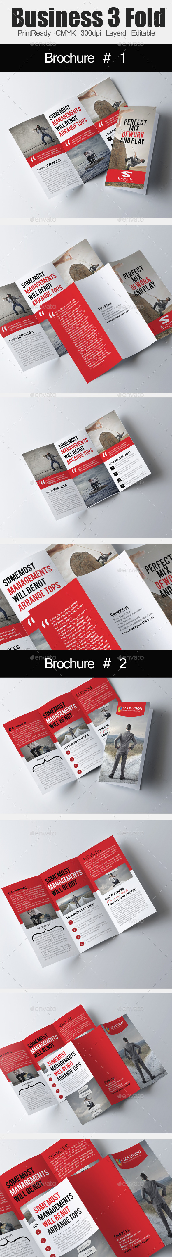 Corporate Tri Fold Brochure Bundle - Corporate Brochures