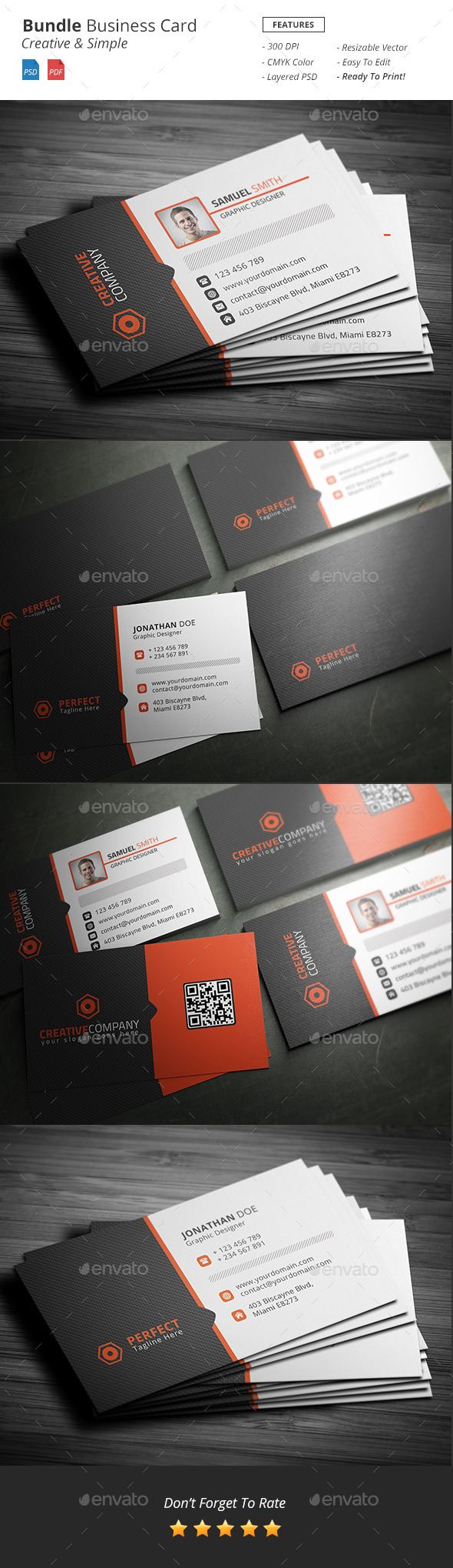 Bundle Business Card - Business Cards Print Templates