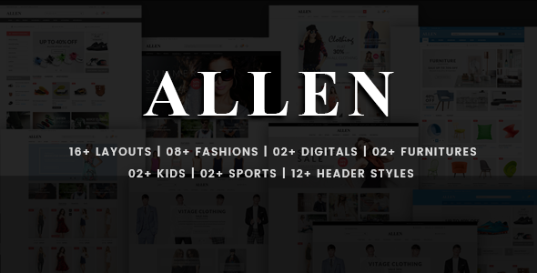 Allen - Multi-Purpose PSD Template - Creative PSD Templates