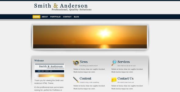 SmithAnderson : BusinessPortfolio - ThemeForest 51650