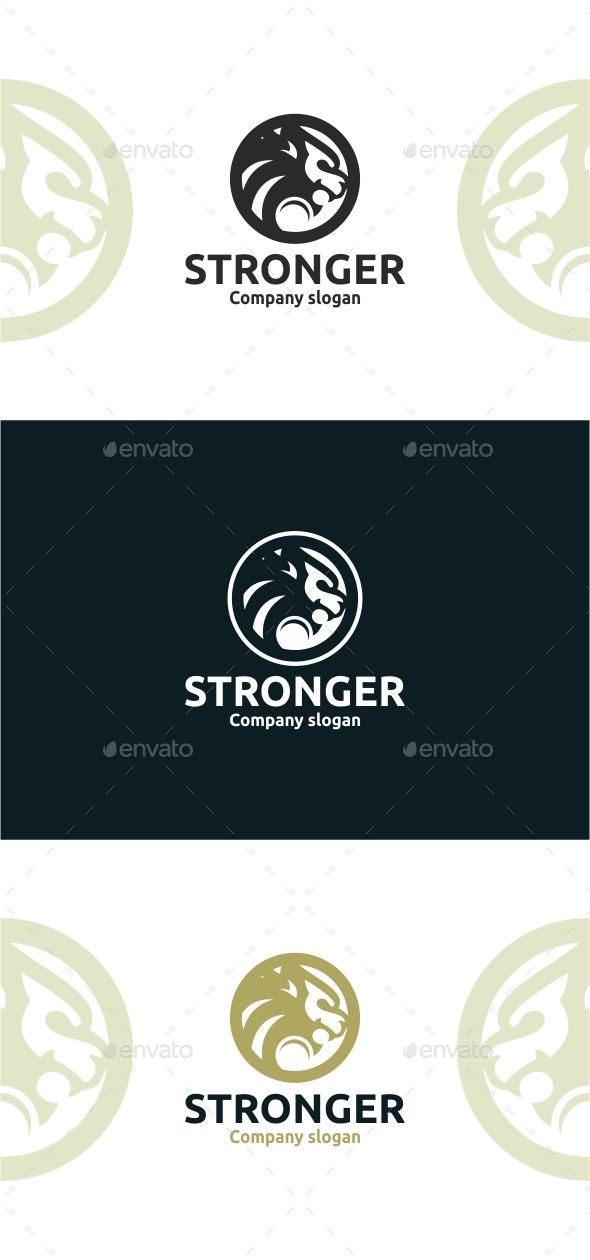 Stronger - Animals Logo Templates